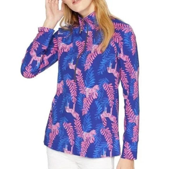 SOLD! NWT Lilly Pulitzer Skipper XS 1/2 Zip Pullover Activewear Layering - Picture 8 of 15